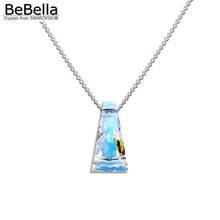 BeBella Keystone бисера кулон с кристаллом геометрической формы ожерелья сделаны с элементами Swarovski для девушки подарок 2024 - купить недорого