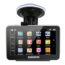 KMDRIVE 4.3" inch TFT-LCD Touch Screen  4GB 8GB Car GPS Navigation Navigator with Multimedia Player /FM Radio /TF Slot 2024 - купить недорого