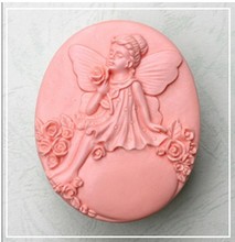 Rose Angel  Craft Art Silicone Soap mold Craft Molds DIY Handmade soap molds 2024 - buy cheap
