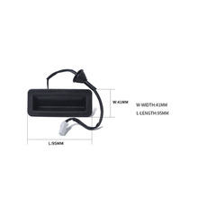 Interruptor para ford porta-malas com fio botão interruptor preto 1346324 19bmarch-a 2024 - compre barato