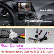 Lyudmila For Mercedes Benz C Class W204 2012 2013 2014 / RCA & Original Screen Compatible / Car Rear View Back Up Reverse Camera 2024 - buy cheap