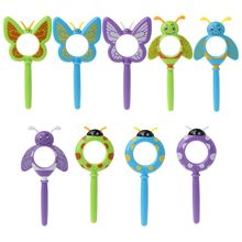 Cartoon Insect Shape Magnifying Outdoor Exploration Learning Kids Children Educational Toys Magnifier Ladybug Butterfly 2024 - buy cheap