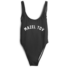 Body feminino corte alto sexy mazel tov, peça única macacão estilo praia 2024 - compre barato