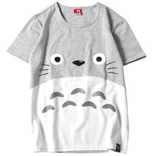 Harajuku Summer Cute Totoro Tshirt Women Men Short Sleeve T-shirt Tops Cartoon Tees O-neck Tee Shirt Camisetas Mujer 2024 - buy cheap