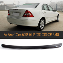 Clase C de fibra de carbono trasero Spoiler ala para Mercedes Benz W203 C240 C320 C55 AMG 2001 - 2006 2024 - compra barato