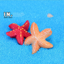 Micro praia paisagem de fadas jardim decorativo estatueta resina mediterrâneo mini estrela do mar figura brinquedos terrários diy acessórios 2024 - compre barato