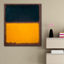 Wall Pictures For Living Room Mark Rothko No.18 Black Orange on Maroon Print Canvas Art Home Decor Modern No Frame Oil Painting 2024 - buy cheap