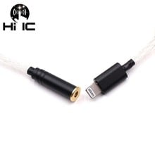 Hi-Fi адаптер для наушников iPhone 7 8 X, AUX адаптер для Lightning на 3,5 мм, 4,4 мм, 2,5 мм, гнездовой кабель для наушников 2024 - купить недорого