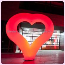 Inflatable heart ,Inflatable heart balloon for advertising, giant inflatable red heart balloon 2024 - buy cheap