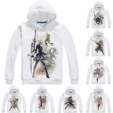 Nier Automata 2B YoRHa No 2 Type B Mens Hoodies Soulcalibur VI Soul Calibur 6 Men Sweatshirt Streetwear Anime Hoodie Long Hooded 2024 - buy cheap