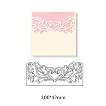 Estênceis de metal rosa para scrapbooking álbum de fotos cartão de papel de presente de casamento decorativo artesanato gravação morrer cortes 2024 - compre barato