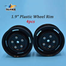 4pcs 1/10 Black/White ABS Plastic 1.9 Wheel Rim 1.9" Plastic Wheel Hub For RC4WD CC01 Truck ROCK CRAWLER  D90 Scx10 2024 - buy cheap