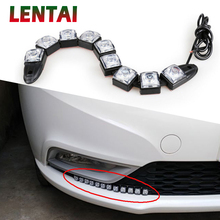 LENTAI-luces LED antiniebla para coche, para Jeep renegade wrangler grand cherokee Suzuki swift grand vitara Buick, 1 Juego, DRL, bombilla de luz antiniebla, 12V 2024 - compra barato