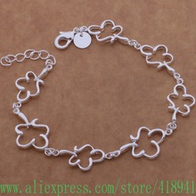 Silver Plated bracelet, Silver Plated fashion jewelry All the plum blossom /ebdamska bcfajtma AH132 2024 - buy cheap