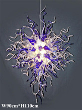 Free Shipping Art Glass Chandelier Led Decoration Light 2024 - buy cheap