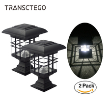 2pcs Led Solar Light For Garden Waterproof Outdoor Street Light lampada Waterproof Solar Powered Lampe Solaire Post Night Lamp 2024 - buy cheap