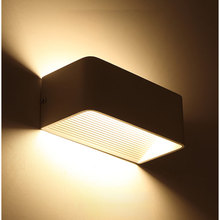 Современный светодиодный настенный светильник, 6 Вт, модный алюминиевый прикроватный светильник для домашнего декора, настенное бра, светильник для зеркала в ванной, 79015 2024 - купить недорого