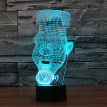 Creative 3d Acrylic Led Night Light Children's Table Lamp Creative Led Luminescent Products 3d Light  Usb Led Night Light 2024 - buy cheap