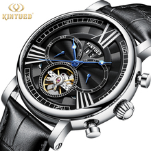 KINYUED Orologio Uomo Automatic Skeleton Watches Luxury Tourbillon Mechanical Watch Men Military Auto Calendar Relogio Masculino 2024 - buy cheap