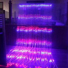 3x3m 320leds à prova dwaterproof água cachoeira chuva meteoro led luzes da corda para a luz do feriado casamento natal chrismas festa decoração 2024 - compre barato