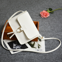 Summer womens' pouch PU Small Women Shoulder Bags Messenger Bag Female Crossbody Bag Lady white handbags clutch phone 2019 2024 - купить недорого