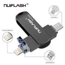 New Style nuiflash USB Flash Drives 32GB 64GB high Capacity fashion Pen Drive 4GB 8GB 16GB Memory Stick 128GB Pendrive 2024 - buy cheap