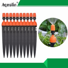 1Lot 10PCS Multifunctional Adjustable 8 Outlets Spray Dripper Irrigation Sprinklers Watering kits Drip Irrigation System#26301-N 2024 - buy cheap