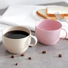 Wheat Straw Milk Cup European Style Coffee Tea Mug Simple Breakfast Drinking Cup Eco-friendly Drinkware 2024 - buy cheap