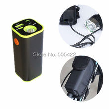 Nuevo 4x18650 Paquete de batería soporte caja de almacenamiento USB para bicicleta bolsa de luz 2024 - compra barato