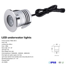 3W IP68 Waterproof LED Underwater Swimming Pool Light DC12V-24V Safety Pond Fountain Spotlight Embeded Lamp 2024 - buy cheap