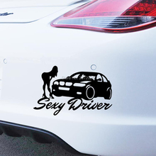 Newest Hot Selling Car Styling Sexy Driver Lady Girl with Car Decorations Whole Body Stickers Decal Vinyl 2024 - buy cheap