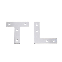 2020 L type T type cross plate joint aluminum connector EU standard 20/30/40 series industrial Aluminum Profile Accessories 3D 2024 - buy cheap
