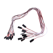 High Quality 10Pcs 500mm Extension Male to Female Servo Wire Lead Cable For RC Futaba JR 50cm 2024 - buy cheap