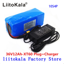 LiitoKala 36V 12AH Electric Bike Battery Built in 20A BMS Lithium Battery Pack 36 Volt with 2A Charge Ebike Battery XT60 Pllug 2024 - buy cheap