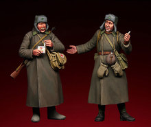 [tuskmodel] 1 35 scale resin model figures kit soviet t3057 2024 - buy cheap