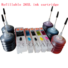 5 Compatible T26XL Empty Ink Cartridges kit (with ARC chip) 150ml dye ink for XP800 XP810 XP820 XP510 XP520 XP620 XP625 Printer 2024 - buy cheap