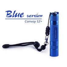 Convoy S2+ blue Cree XML2 U2-1A 1000 LM EDC LED Flashlight,Torch,lantern,self defense,camping light, lamp by 18650 Battery 2024 - buy cheap