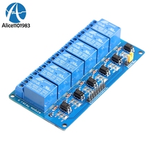 DC 5V 6CH 6 Channel Way Relay Module Expansion Board Module Optocoupler Insulation For Arduino PIC ARM DSP AVR Raspberry Pi 2024 - buy cheap