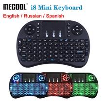 Mecool Mini Wireless Keyboard English 2.4GHz i8 Touchpad Fly Air Mouse For Android TV Box Remote Control MINI PC With Touchpad 2024 - buy cheap