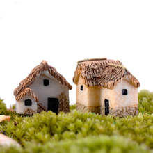 Mini House Fairy Garden Miniatures Villa Figurine Castles Terrarium Figurines Cute Resin Crafts House Fairy Garden Miniatures 2024 - buy cheap