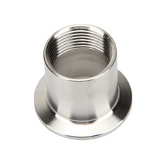 1-1/4" DN32 Stainless Steel SS304 Sanitary Female Threaded Pipe Fittings Ferrule OD 64mm fit 2" tri Clamp 2024 - compre barato