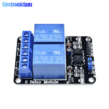 10Pcs 5V 2-Channel 2 Channel Relay Module Shiled Relay Expansion Board Low Level Triggered 2-Way Relay Module For Arduino 2024 - buy cheap