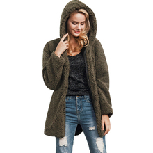 Faux Fur Coats Women Lamb Coats Winter Female Fur Coat Hoodies Thick Warm Outerwear Fake Fur Jacket Chaquetas Mujer S-3XL 2024 - buy cheap