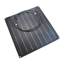 Solar Panel 50W 100w 12V 18V Battery Charger ETFE Flexible  Monocrystalline Cell  22% Charging Efficiency 2024 - buy cheap