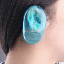 4PCS Clear Silicone Ear Cover Hair Dye Shield Protect Salon Color Blue New Styling Accessories Free Shipping 2024 - buy cheap