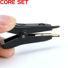 3PCS/sets Alligator Clip 52mm Kelvin Copper Gold Plate Clip Crocodile Clip Electrical DIY Test Leads Connect Grey+Black+Red 2024 - buy cheap