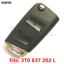 QCONTROL-llave de control remoto para coche, accesorio para SKODA 3T0837202L Citigo/Fabia/Octavia/Rapid/Roomster/Superb/Yeti 5FA010413-12 con Chip ID48 2024 - compra barato