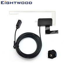 Eightwood Universal Auto Car Antenna Fakra DAB DAB+ Radio Active Extension Aerial Glass Ceramic Patch Mount Aerial Amplified 2024 - buy cheap