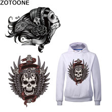 Zotoone listras para roupas punk, patches de ferro, aplique de transferência, aplicação de roupas, adesivos térmicos para aplicação de roupas, faça você mesmo, c 2024 - compre barato