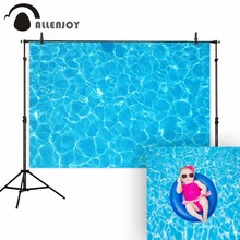 Allenjoy Фоны для фотостудии с синим морским камнем рябь воды в бассейнах на лето Лидер продаж фон для профессиональной фотосессии новорожденн... 2024 - купить недорого